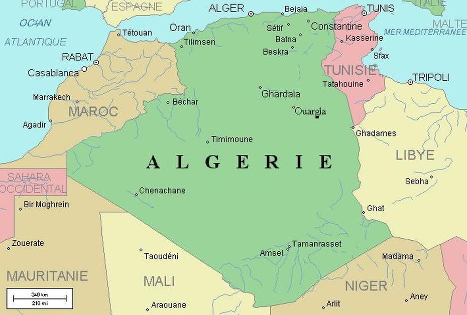 Algeria Cities, Algeria Geography, Alger , Algiers, Algeria