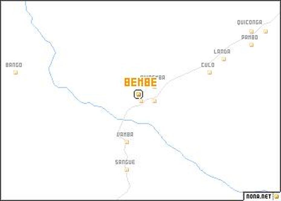 Bembe (Angola) Map – Nona, Bembe, Angola, Angola World, Angola Oil