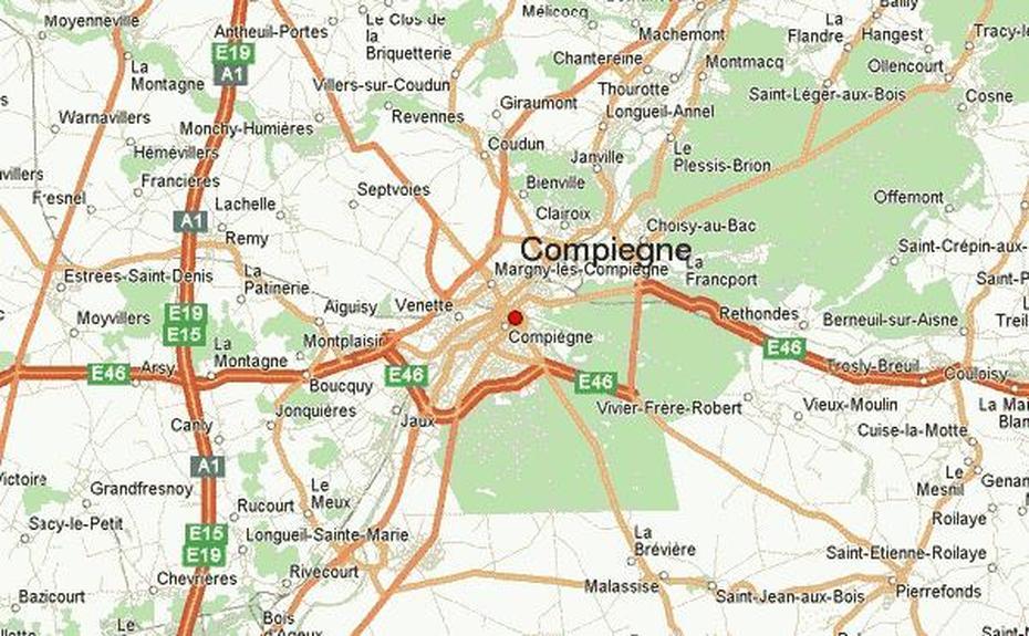 Guide Urbain De Compiegne, Compiègne, France, Amiens France, Salto Uruguay