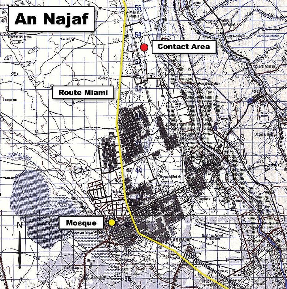 Iraq  Location, Iraq  With Cities, 8-29 January, An Najaf, Iraq