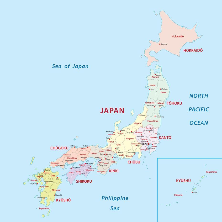 Japan Map – Map Of Japan Eight Regions Of Japan Fun Facts World …, Date, Japan, Japanese Tea Time, Japanese 10 Yen Coin