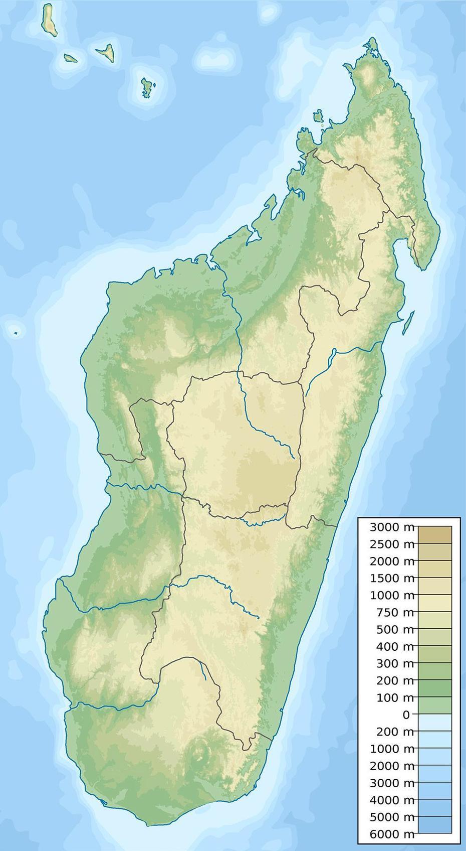 Large Physical Map Of Madagascar | Madagascar | Africa | Mapsland …, Ampasimanolotra, Madagascar, Madagascar Road, Madagascar Mountains