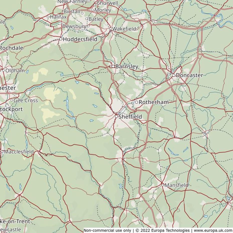 Map Of Sheffield, United Kingdom | Global 1000 Atlas, Sheffield, United Kingdom, Rotherham, Sheffield Weather