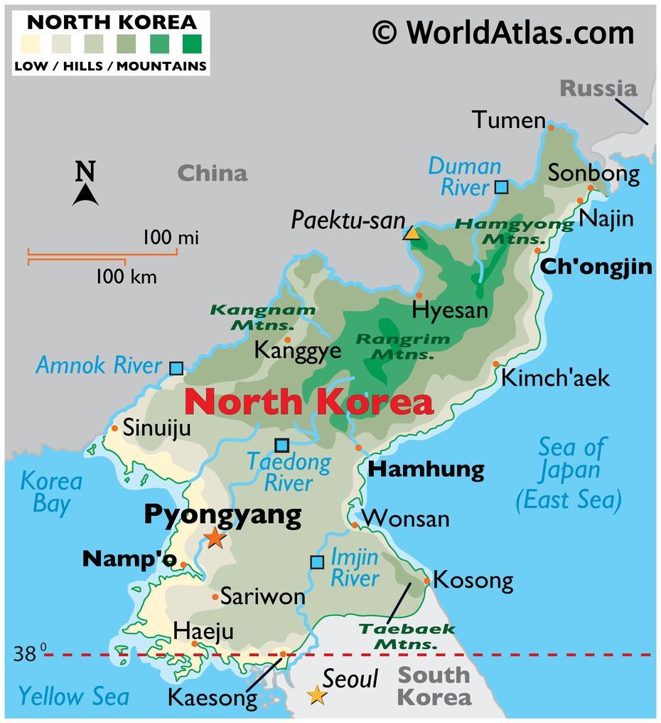 North Korea Cities, North Korea City, Color , Sunch’Ŏn, North Korea