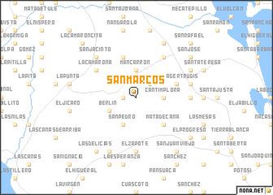 San Marcos (Nicaragua) Map – Nona, San Marcos, Nicaragua, Nueva Guinea Nicaragua, Lake Nicaragua