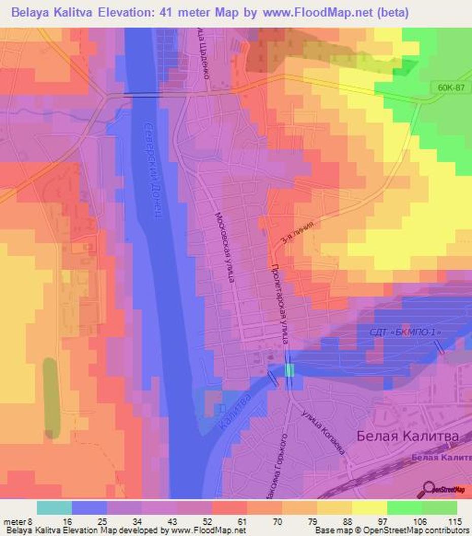Western Russia, Russia City, Topography, Belaya Kalitva, Russia