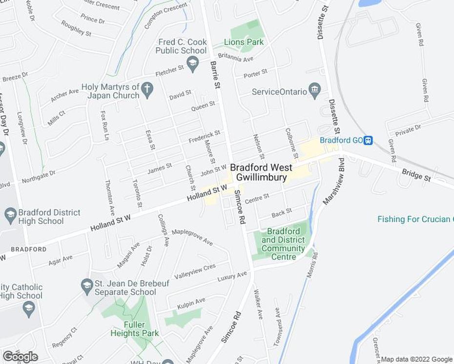 15 Holland Street West, Bradford West Gwillimbury On – Walk Score, Bradford West Gwillimbury, Canada, West Bradford Park, Bradford Frame