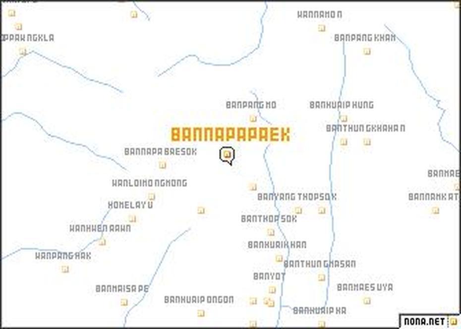 Ban Na Pa Paek (Thailand) Map – Nona, Ban Na Pa, Thailand, Nakhon Thailand, Ubon Thailand