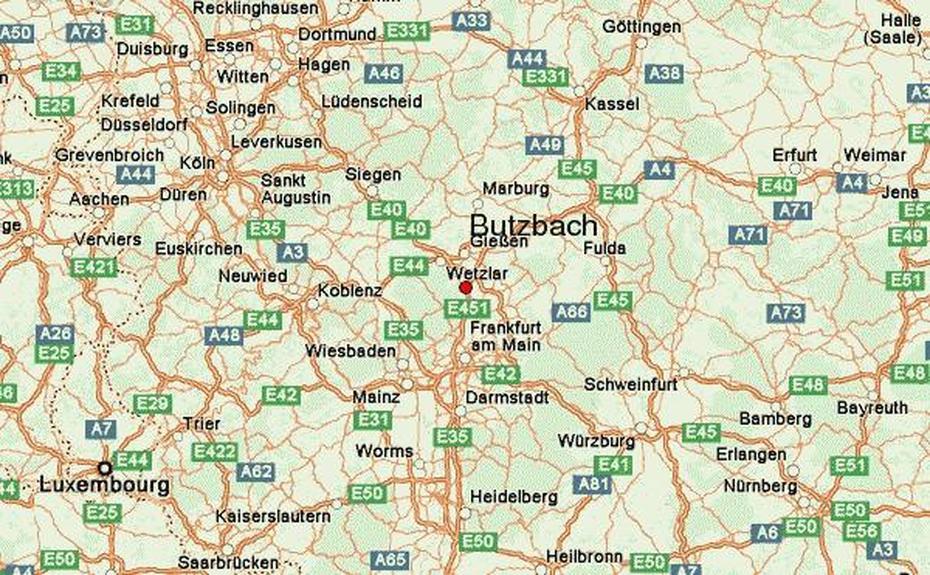 Detailed  Of Germany, Butzbach Army Base, Location Guide, Butzbach, Germany