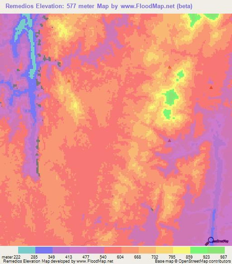 Elevation Of Remedios,Colombia Elevation Map, Topography, Contour, Remedios, Colombia, Colombia Outline, Colombia Road