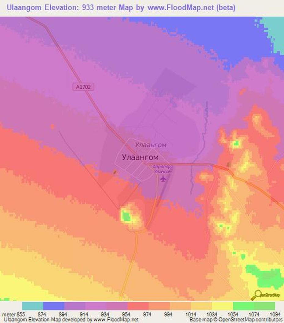 Elevation Of Ulaangom,Mongolia Elevation Map, Topography, Contour, Ulaangom, Mongolia, Ulaanbaatar  Night, Mongolia Cities