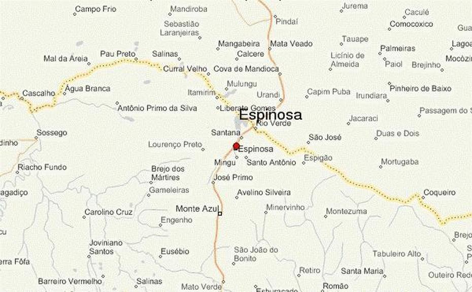 Espinosa Location Guide, Espinosa, Brazil, Simple  Of Brazil, Of Brazil With Cities