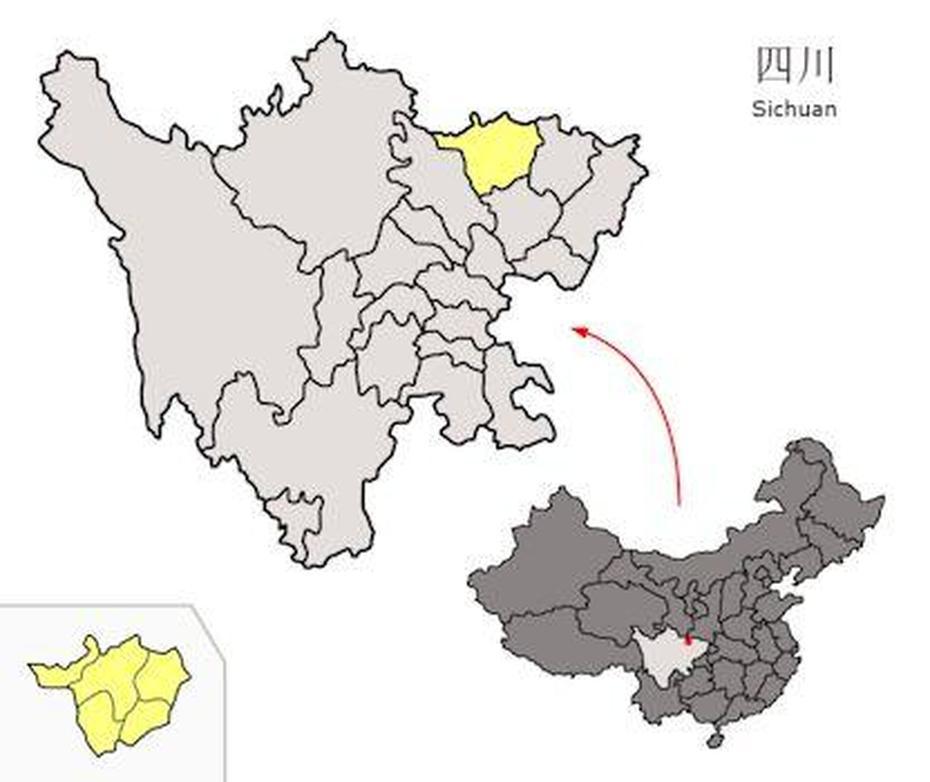 Guangzhou  Cbd, Sichuan China, Population, Guangyuan, China