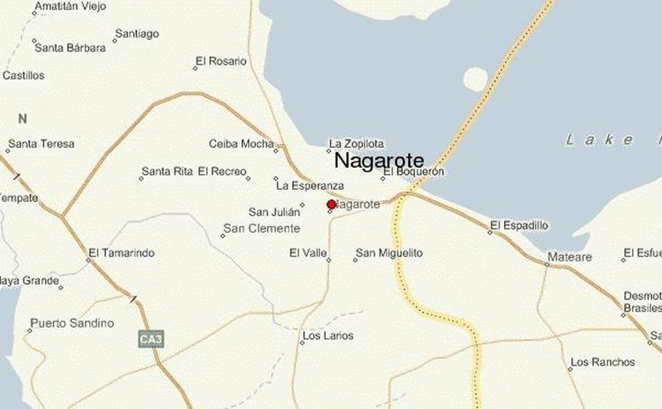 Guia Urbano De Nagarote, Nagarote, Nicaragua, Leon Nicaragua, A De Leon Nicaragua