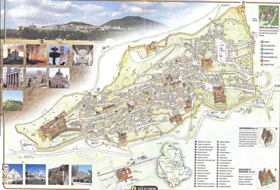 Large Assisi Maps For Free Download And Print | High-Resolution And …, Assisi, Italy, Images Assisi, Padua Italy