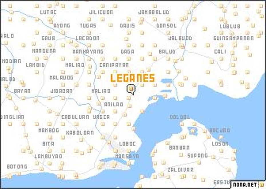 Leganes (Philippines) Map – Nona, Leganes, Philippines, Leganés  Logo, Leganes Iloilo