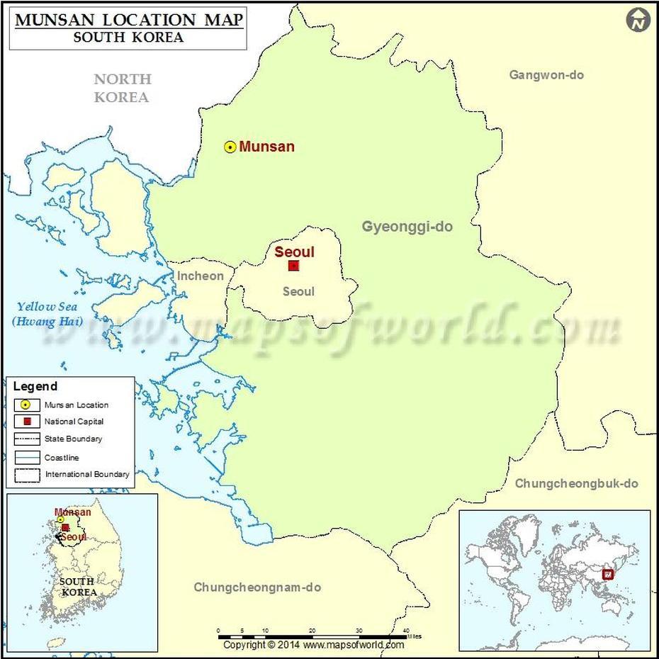 Where Is Munsan | Location Of Munsan In South Korea Map, Munsan, South Korea, Imjin River Korea, South Korea Political