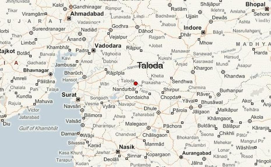 Para  Toluidine, Topographic  Of India, Location Guide, Taloda, India