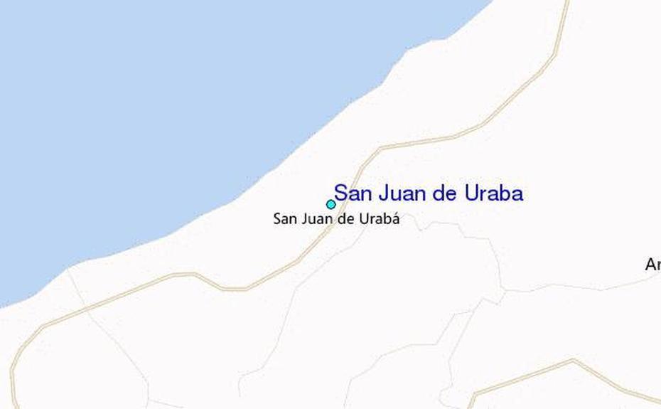 San Juan De Uraba Tide Station Location Guide, San Juan De Urabá, Colombia, San Juan De Urabá, Colombia