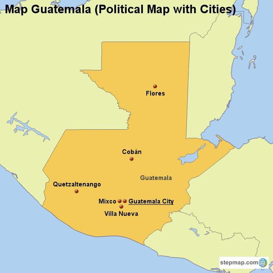 Tikal Guatemala, Guatemala  Location, Landkarte Fur, Guatemala City, Guatemala