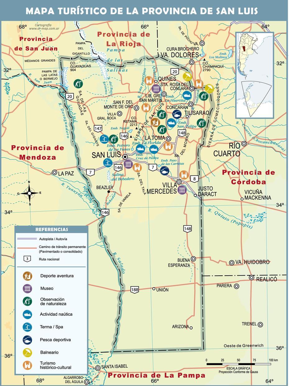 Tipos De Mapas En San Luis, San Luis, United States, San Luis Colorado, San Luis Obispo