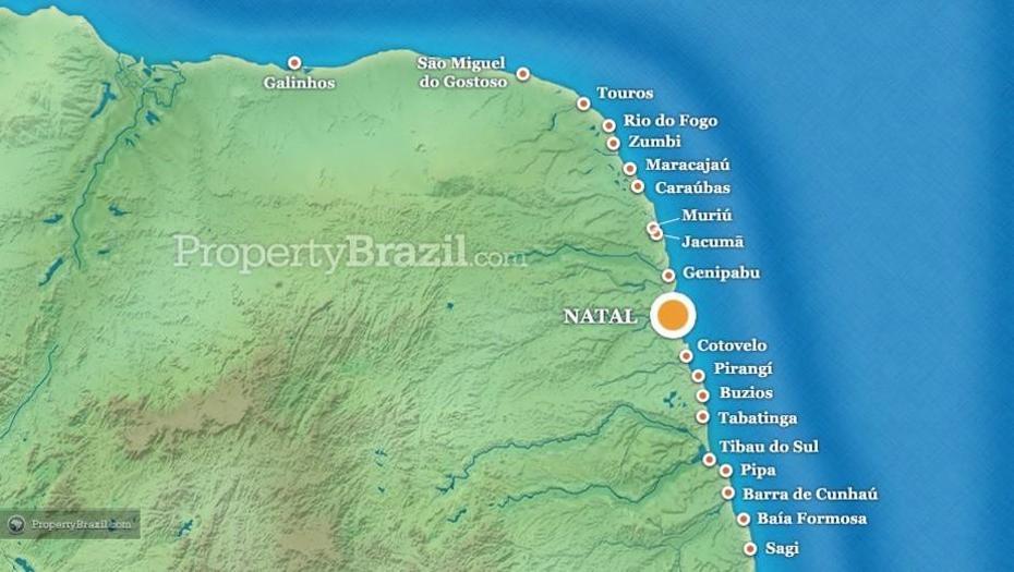 Viajes A Natal Brasil Mapa, Natal, Brazil, Natal Rn, Capital Of Brazil