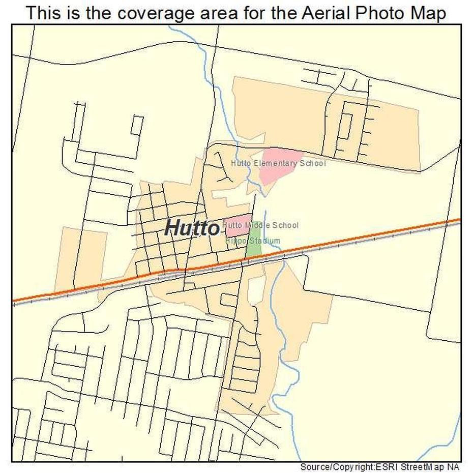 Aerial Photography Map Of Hutto, Tx Texas, Hutto, United States, Killeen Texas, Midland Texas