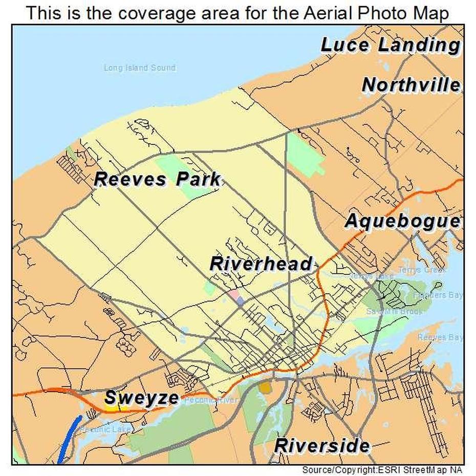 Aerial Photography Map Of Riverhead, Ny New York, Riverhead, United States, Riverhead Ny, New Zealand Forest