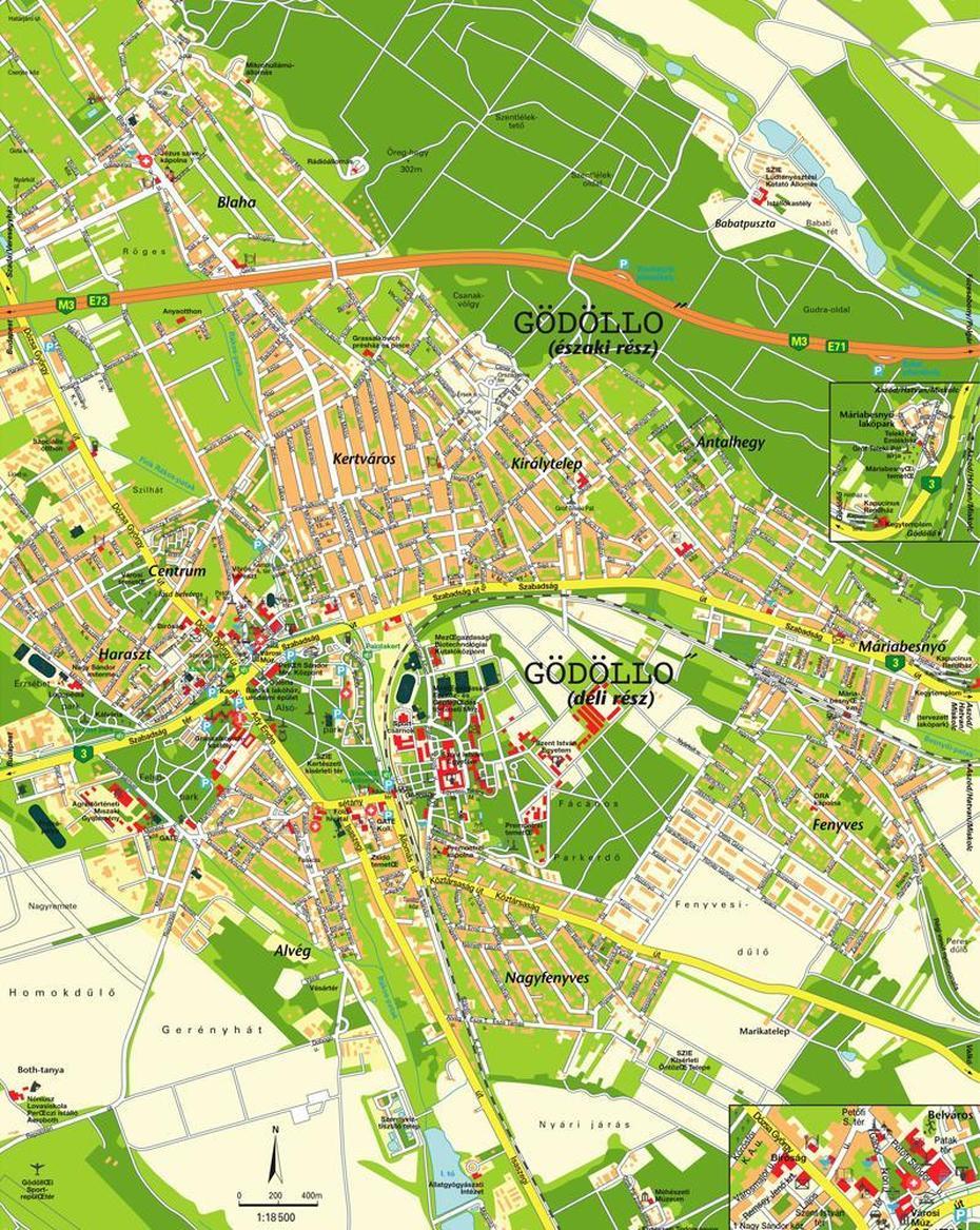 City Map Godollo, Gödöllő, Hungary, Godollo  Castle, Grassalkovich  Palace