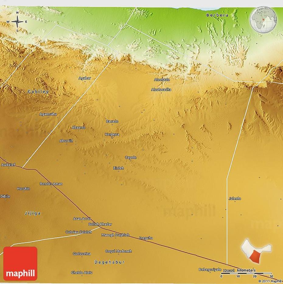 Hargeisa Somaliland, Somalia Location, Physical, Hargeysa, Somalia