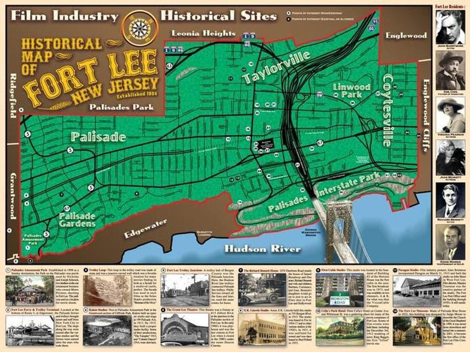 Historic Map Of Fort Lee Recognized With County Award | Fort Lee, Nj Patch, Fort Lee, United States, Fort Lee Nj History, Fort Lee New Jersey