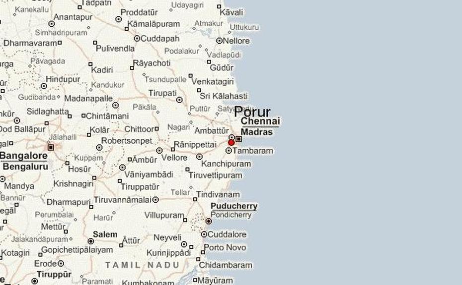 India Topographic, Dlf It Park  Chennai, Guide, Porur, India