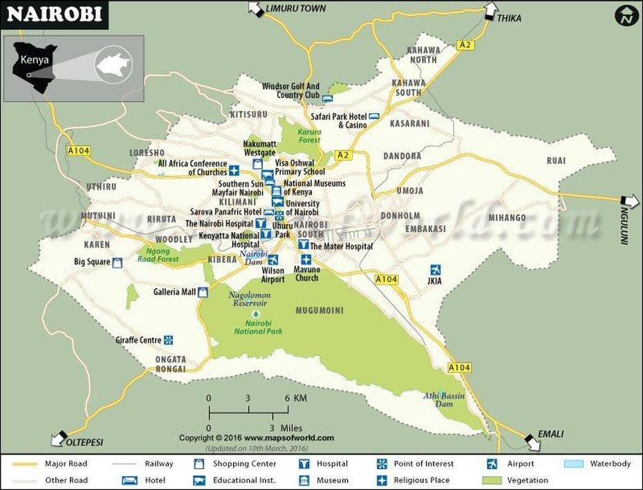 Interesting Facts About Nairobi City – Map, National Park & Weather, Nairobi, Kenya, Eldoret Kenya, Kisumu Kenya