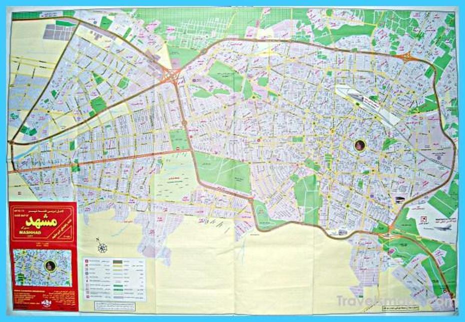 Map Of Mashhad – Travelsmaps, Mashhad, Iran, Mashhad City, Esfahan Iran