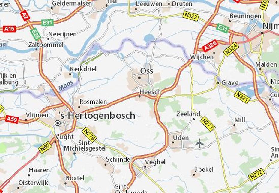 Michelin Heesch Map – Viamichelin, Heesch, Netherlands, Restaurant Heesch, Waar Ligt Heesch