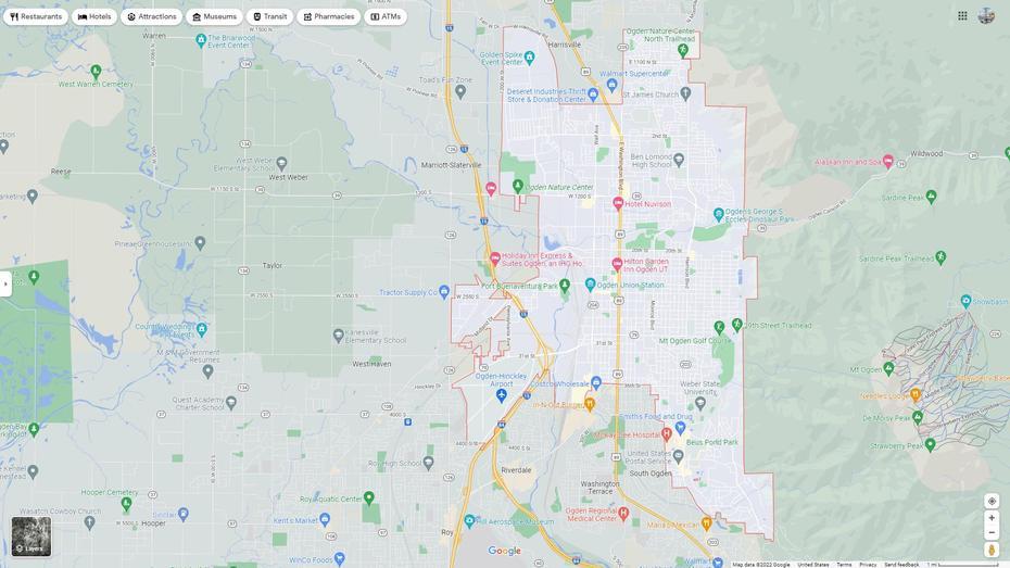 Ogden, Utah Map, Ogden, United States, Street  Of Ogden Utah, Milwaukee Wisconsin On