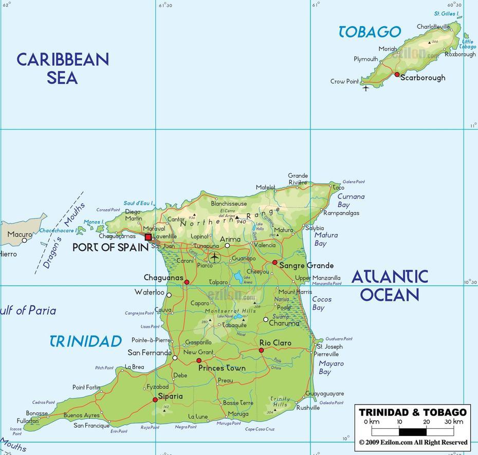 Point Fortin Map, Point Fortin, Trinidad And Tobago, Trinidad E Tobago, Trinidad And Tobago Beaches