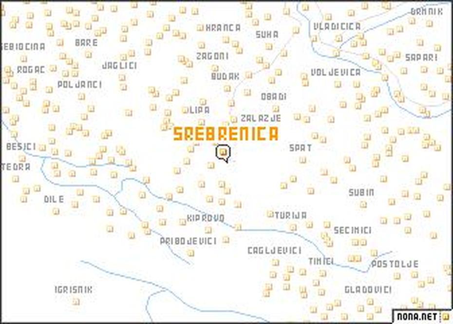 Srebrenica (Bosnia And Herzegovina) Map – Nona, Srebrenik, Bosnia And Herzegovina, Bosnia-Herzegovina Country, Bosnia And Herzegovina World