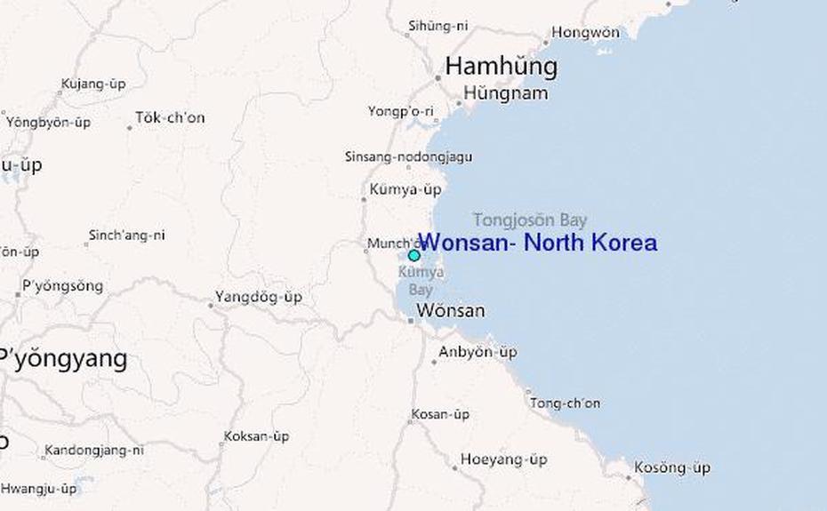 Wonsan, North Korea Tide Station Location Guide, Wŏnsan, North Korea, North Korea Blank, Political  Of North Korea