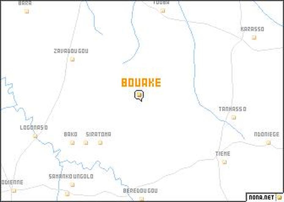 B”Bouake (Cote Divoire) Map – Nona”, Bouaké, Côte D’Ivoire, Yamoussoukro Cote D’Ivoire, Cocody  Abidjan