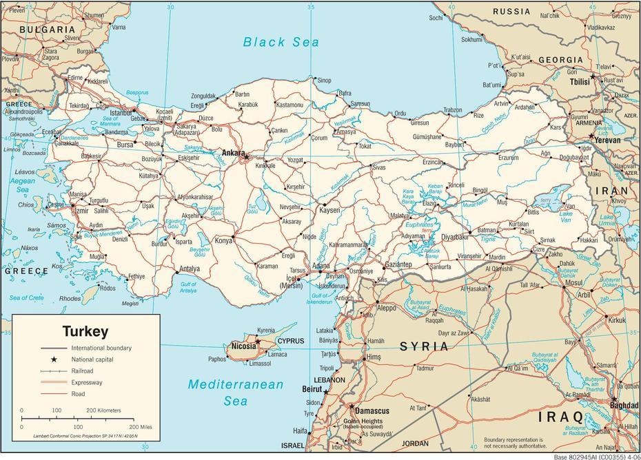 Besni, Turkey, Carte Geographique, Besni, Turkey