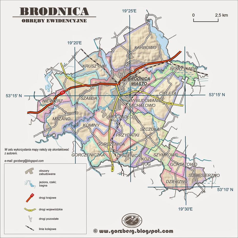 Brodnica Mapa | Mapa, Brodnica, Poland, Kujawsko-Pomorskie Poland, Wielkopolska