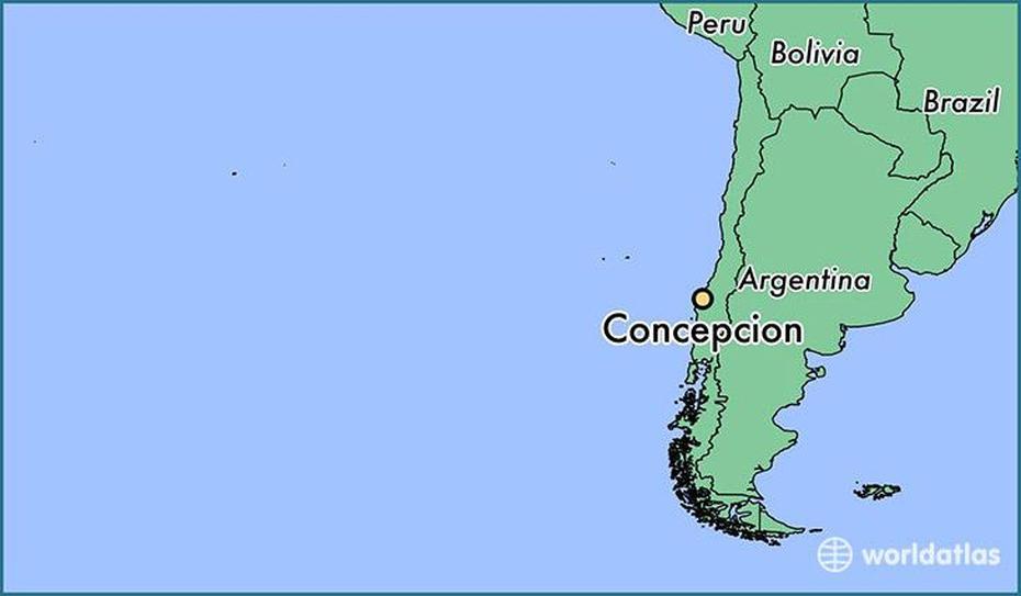 Where Is Concepcion, Chile? / Concepcion, Biobio Map – Worldatlas, Concepción, Chile, Chile Rivers, South Chile