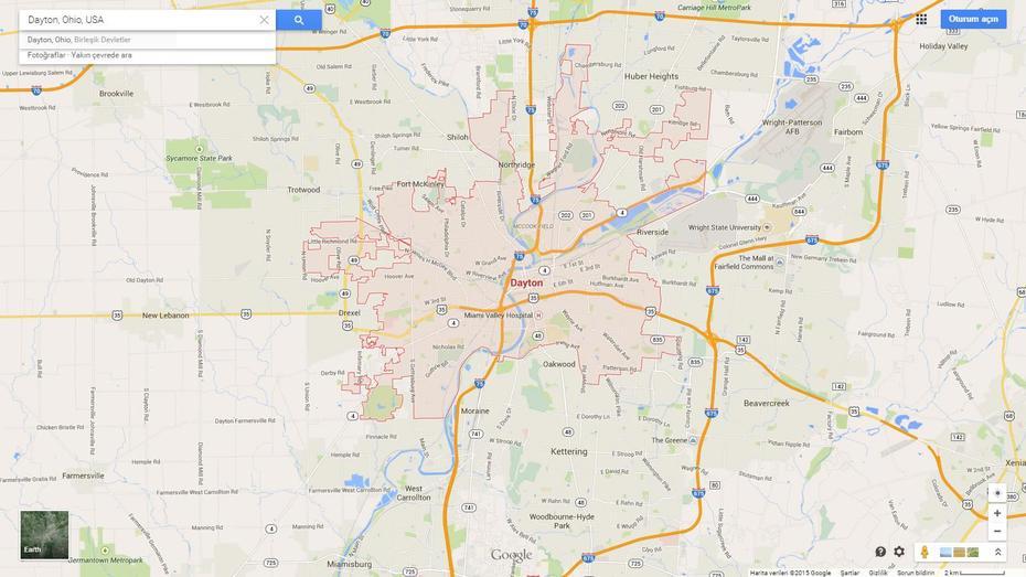 Dayton Ohio On Us Map, Dayton, United States, Dayton, United States