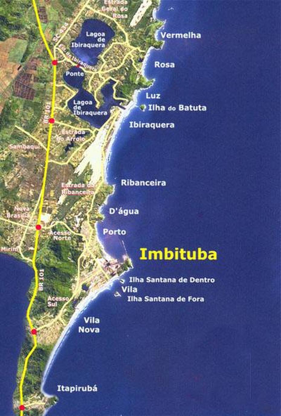 Florianopolis Brasil Mapa, Imbituba, Brazil, Imbituba Brazil City, Garopaba  Brasil