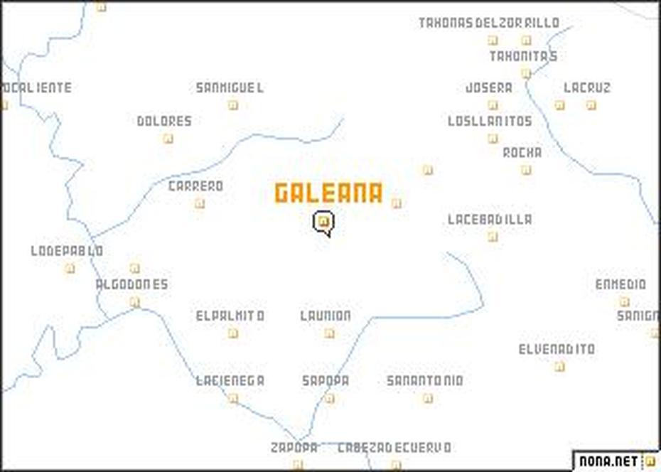 Galeana (Mexico) Map – Nona, Galeana, Mexico, Nuevo Leon Mexico, Nuevo Leon Mexico