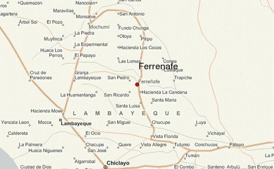 Guia Urbano De Ferrenafe, Ferreñafe, Peru, Cities In Peru, Peru Road