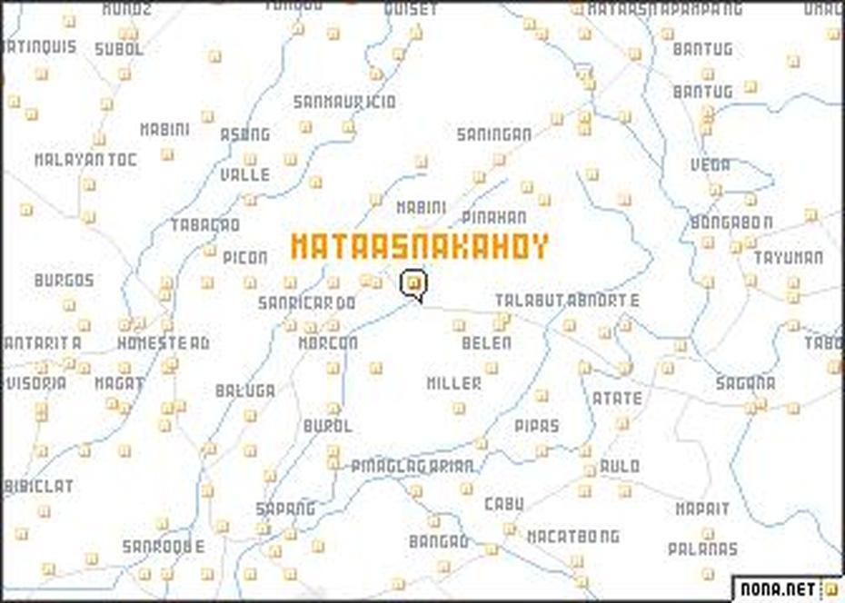 Mataas Na Kahoy (Philippines) Map – Nona, Mataas Na Kahoy, Philippines, La  Virginia, Of Luzon