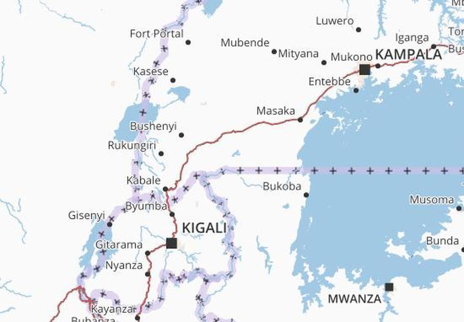 Michelin Isingiro Map – Viamichelin, Isingiro, Uganda, Physical  Of Uganda, Uganda  Google