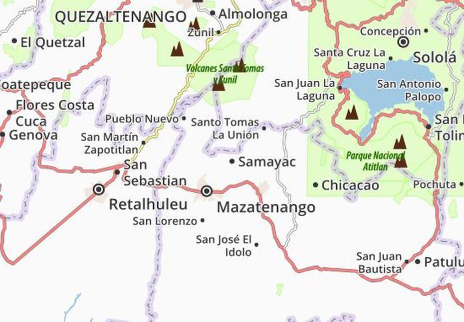 Michelin Samayac Map – Viamichelin, Samayac, Guatemala, Chimaltenango Guatemala, Monterrico Guatemala